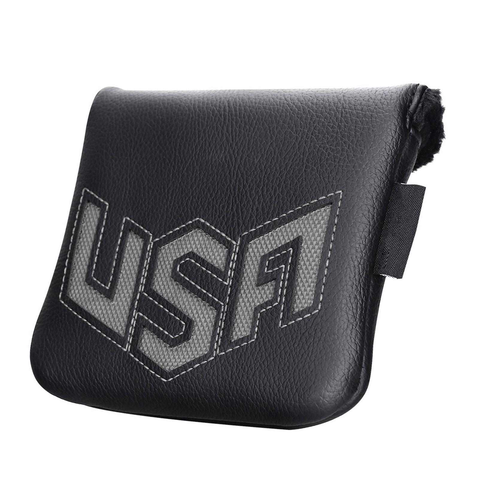 Golf Putter Head Cover Durable PU Leather Golf Club Headcover Head Protector