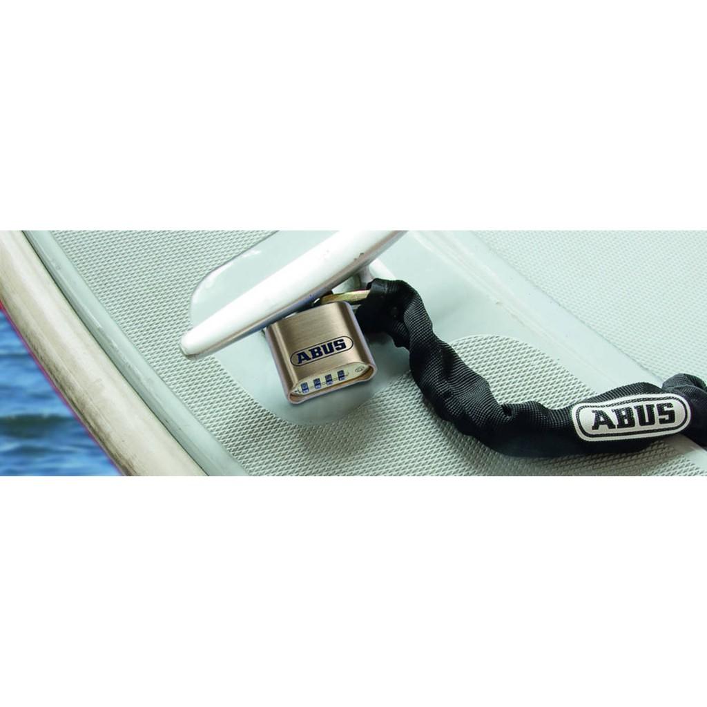 Ổ khóa số ABUS 180IB/50 MARINE thân đồng rộng 50mm có chìa đổi mật mã - chịu mọi thời tiết - MSOFT