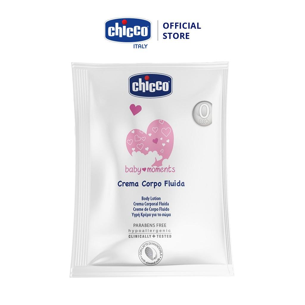 Sữa tắm gội chiết xuất yến mạch 0M+ Chicco – Gói du lịch 7ml Chicco