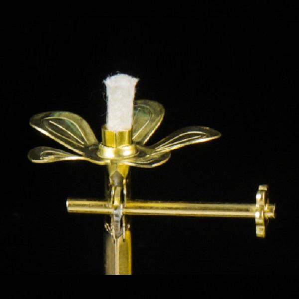 Chân đế kèm bấc thủy tinh Hoa sen