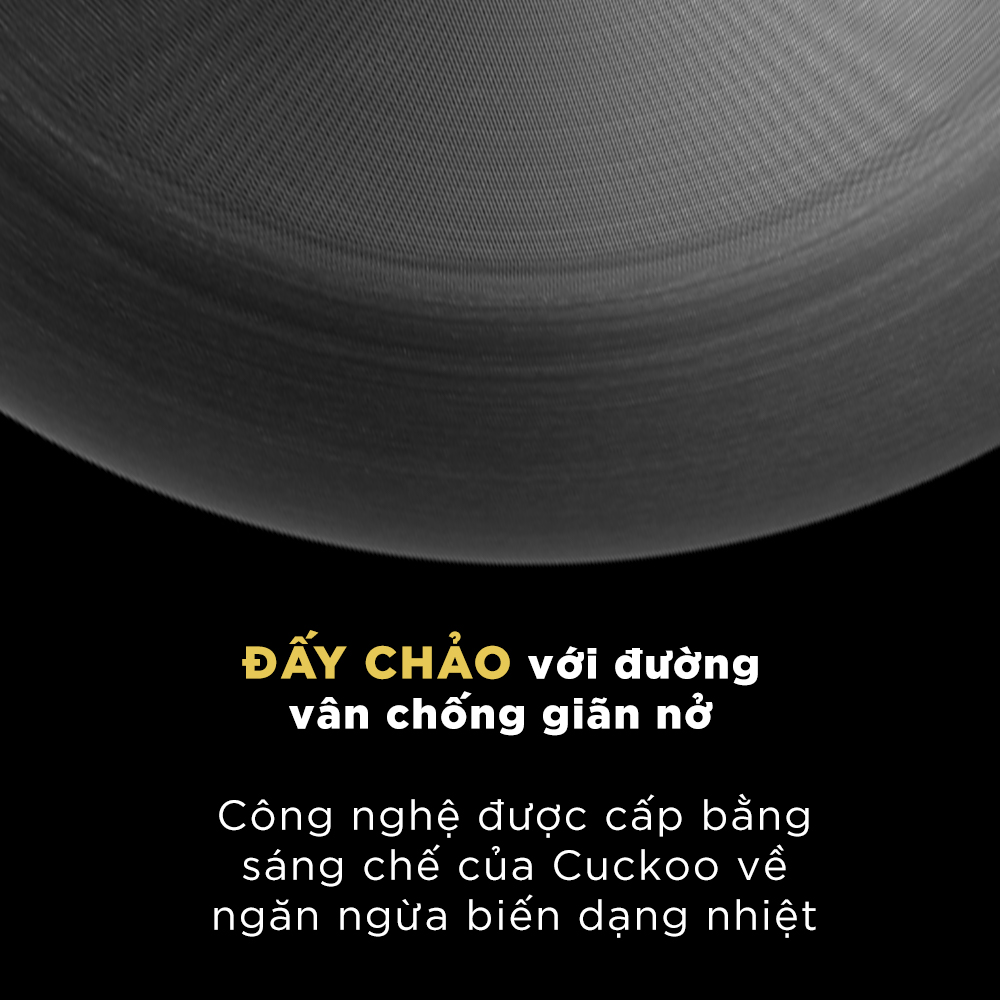 Chảo chiên lòng sâu chống dính đáy từ Cuckoo 28cm COP-AC2810HB - Chất lượng Hàn Quốc - Hàng chính hãng Cuckoo Vina