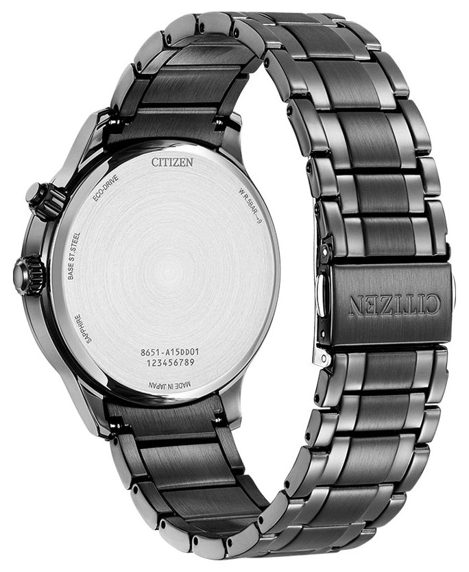 Đồng Hồ Nam Citizen Dây Kim Loại Máy Eco-Drive AP1055-87L - Mặt Xanh (Sapphire)