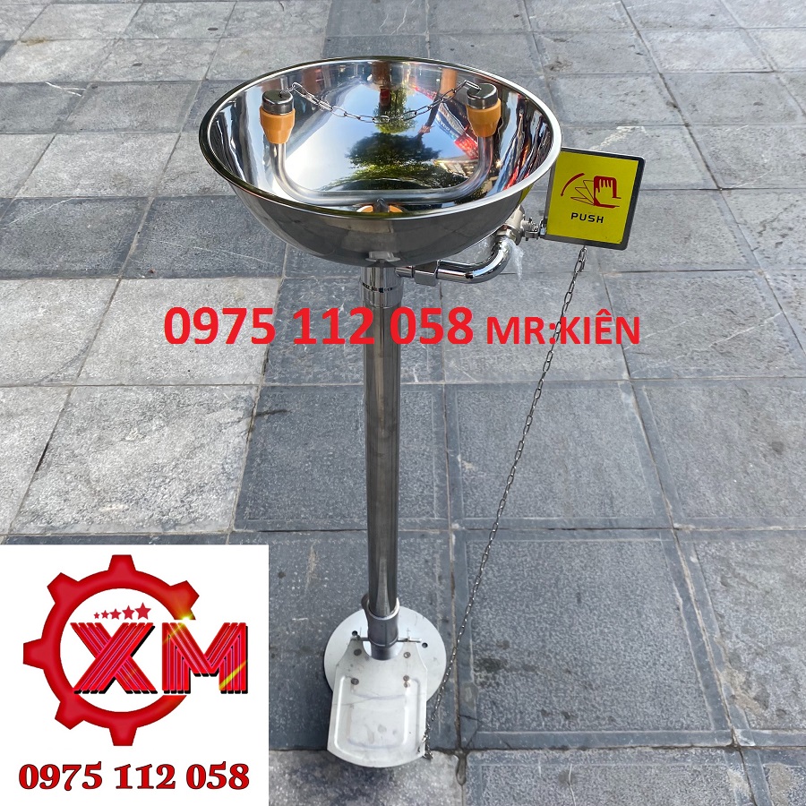 BỒN RỬA MẮT KHẨN CẤP KẾT HỢP VÒI SEN TẮM