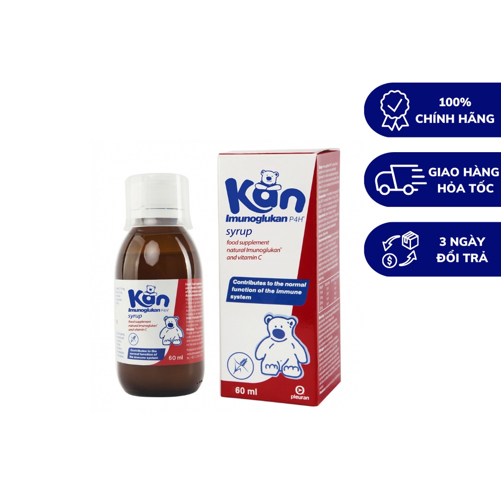 Siro Kan Lọ 120ml - Tăng cường hệ miễn dịch, nâng cao đề kháng cho bé