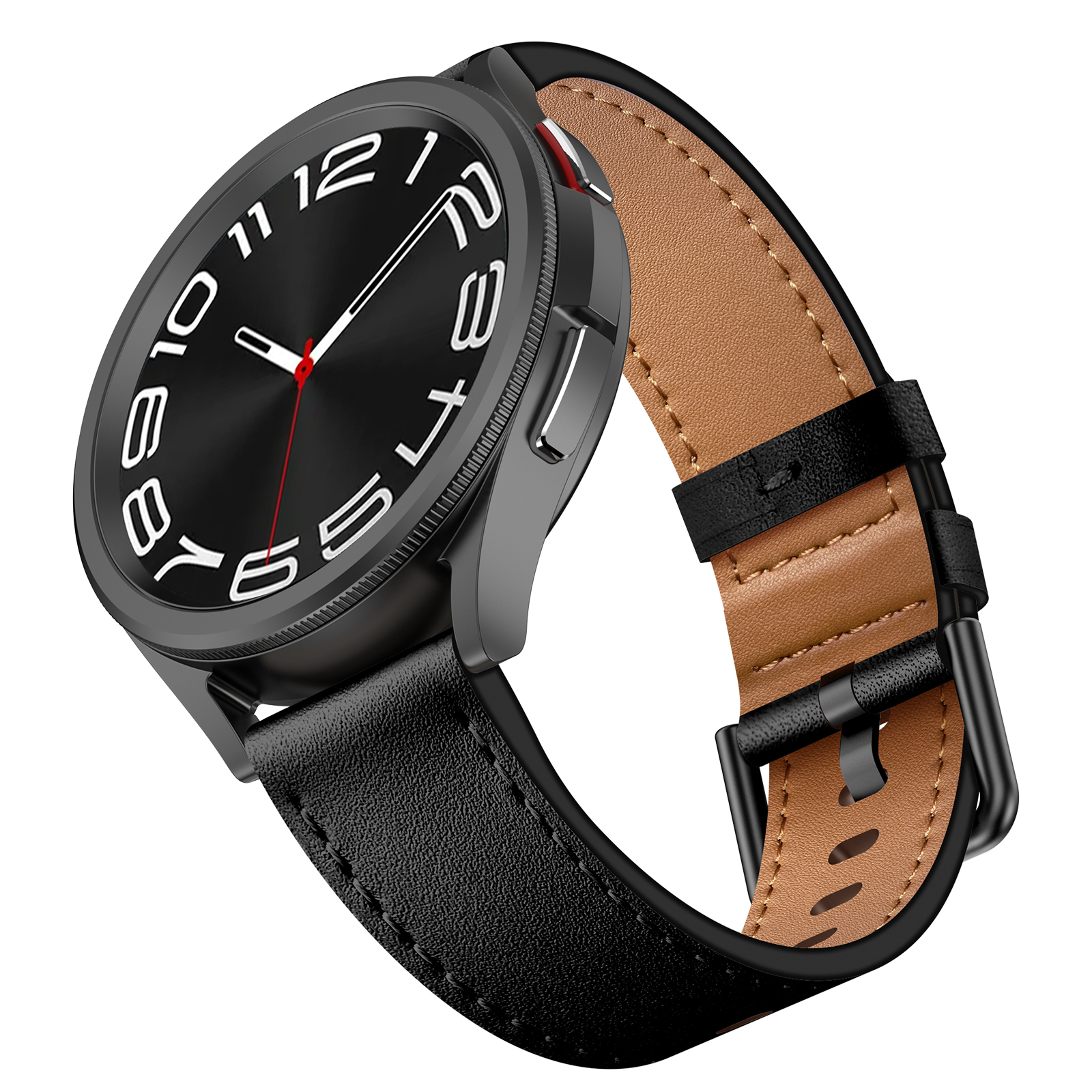 Dây Da Thật Nút Nhấn Tháo Nhanh cho Huawei Watch 3/4/5/6 &amp; Huawei GT 3/4/5/6 Pro &amp; Huawei Watch Ultimate 1/2 Size 22mm - Hàng Chính Hãng