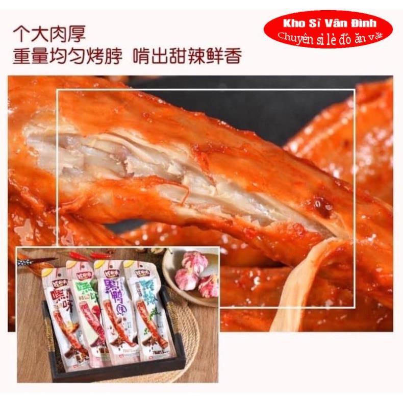 1 Bịch 20 Chiếc Cổ Vịt Cay Dài Dacheng 42gr Nhiều Vị