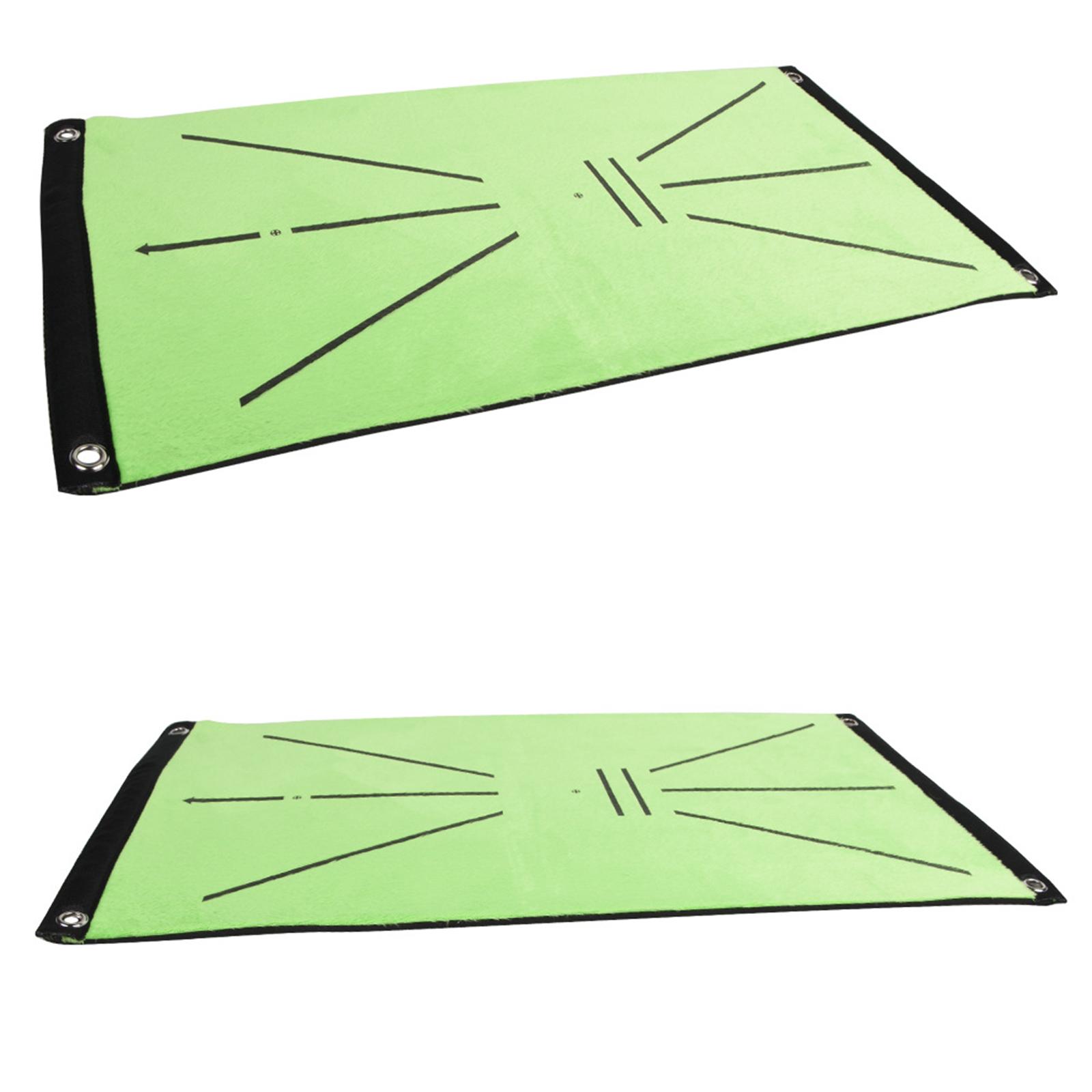 Anti-Slip Golf Mat, Golf Hitting Mat, Neoprene Mat Pad, Golf Swing Chipping Practice Green for Indoor Outdoor Training