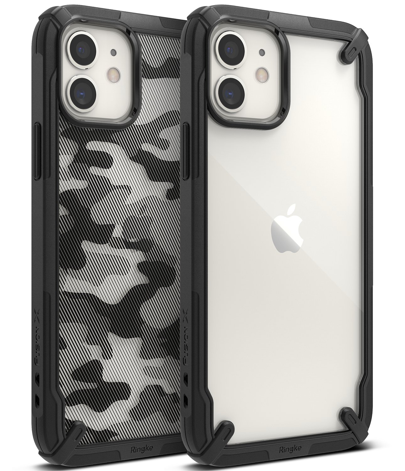 Ốp lưng chống sốc hàng hiệu Ringke Fusion X cho iPhone 12 Series - Hàng nhập khẩu
