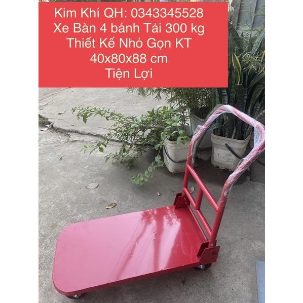 Xe bàn KT 40x80 Tải 300 kg- Xe đẩy nhỏ tiện lợi