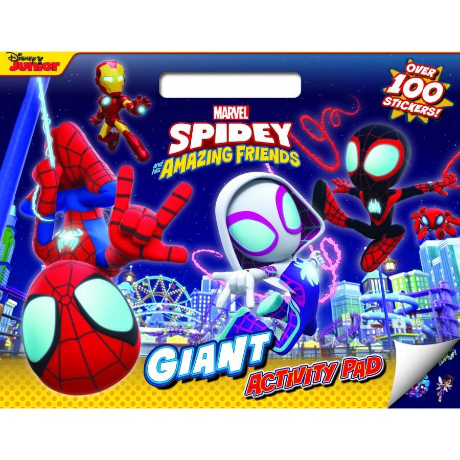 Sách ngoại văn: Spidey And His Amazing Friends - Giant Activity Pad - Glow Webs Glow!