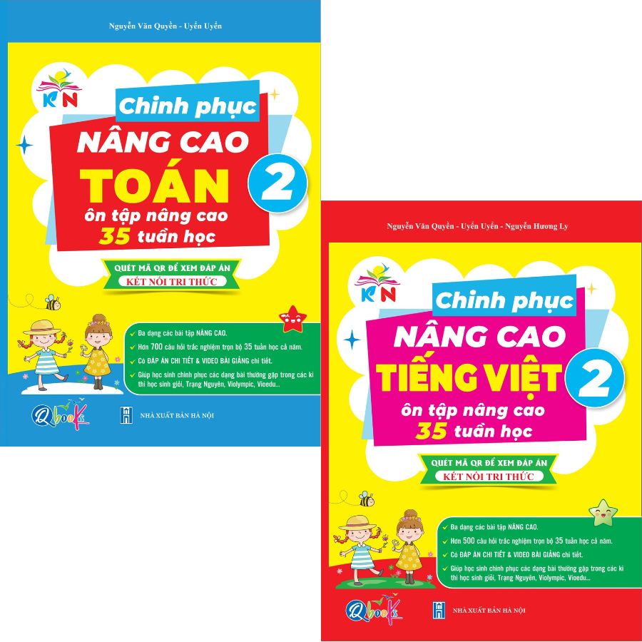 Combo Chinh Phục Nâng Cao Toán Và Tiếng Việt Lớp 2 - Kết Nối Tri Thức Với Cuộc Sống -Cả Năm (2 Cuốn)