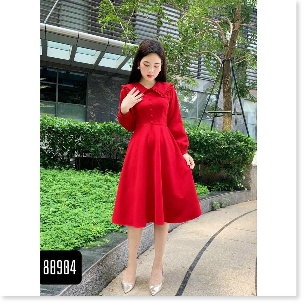 ĐẦM UMI DÁNG XÒE,HỌA TIẾT TRƠN NHƯNG KHÔNG KÉM PHẦN SANG TRỌNG,THÍCH HỢP ĐI CHƠI,DẠO PHỐ,DỰ TIỆC THỜI TRANG KING STORE