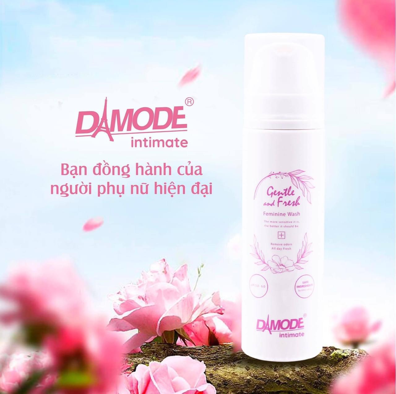 Dung dịch vệ sinh phụ khoa GENTLE AND FRESH DAMODE chai 135ml