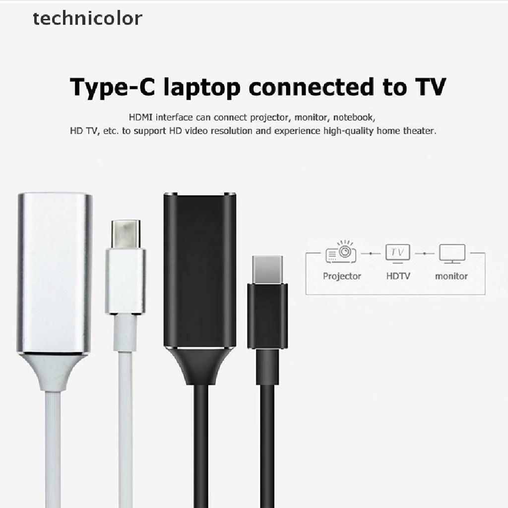 Đầu Chuyển Đổi Cổng Type-C Sang HDMI HD TV USB 3.1 4K Cho Máy Tính / Laptop / Điện Thoại