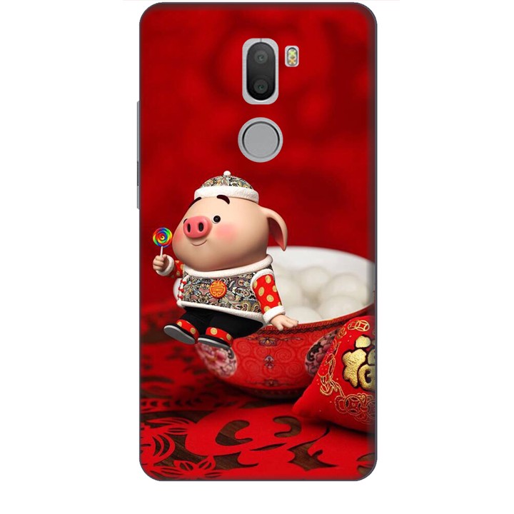 Ốp lưng dành cho điện thoại XIAOMI MI 5 PLUS Heo Ăn Kẹo