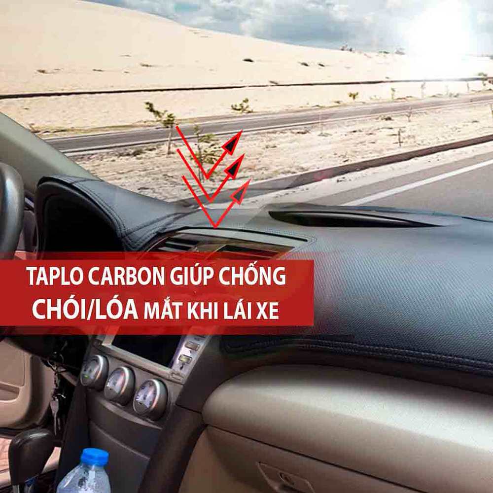 Thảm Taplo vân Carbon Cao Cấp Dành Cho xe TOYOTA WIGO