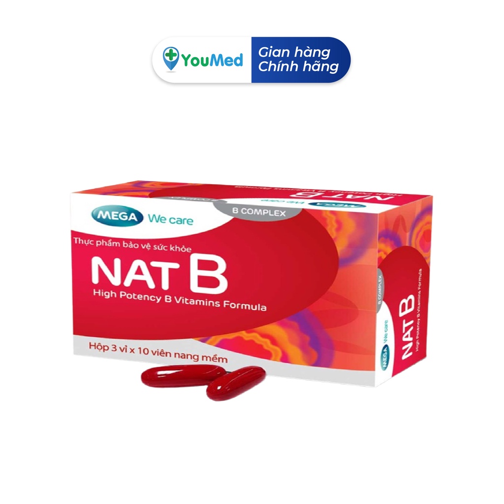 Viên Uống Nat B - bổ Sung Vitamin B, tăng hệ miễn dịch, tiêu hoá tốt