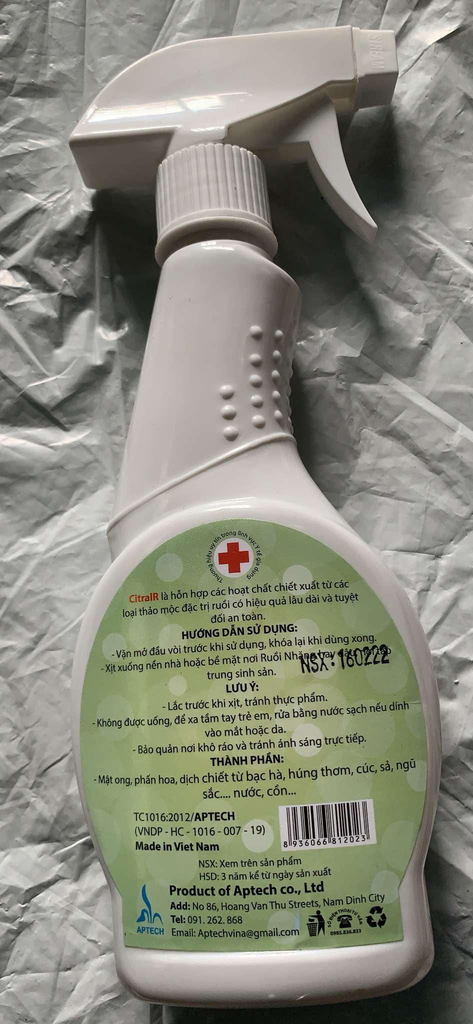 Sản phẩm diệt ruồi từ thảo mộc CitralR chai xịt 350ml