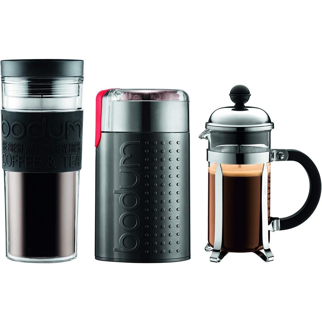 Máy Xay Cà Phê Cầm Tay Bodum Bistro, Máy Xay Cafe, Chất Liệu Thép Không Gỉ, Dung Tích 60g, Nhập Đức, BH 12 Tháng