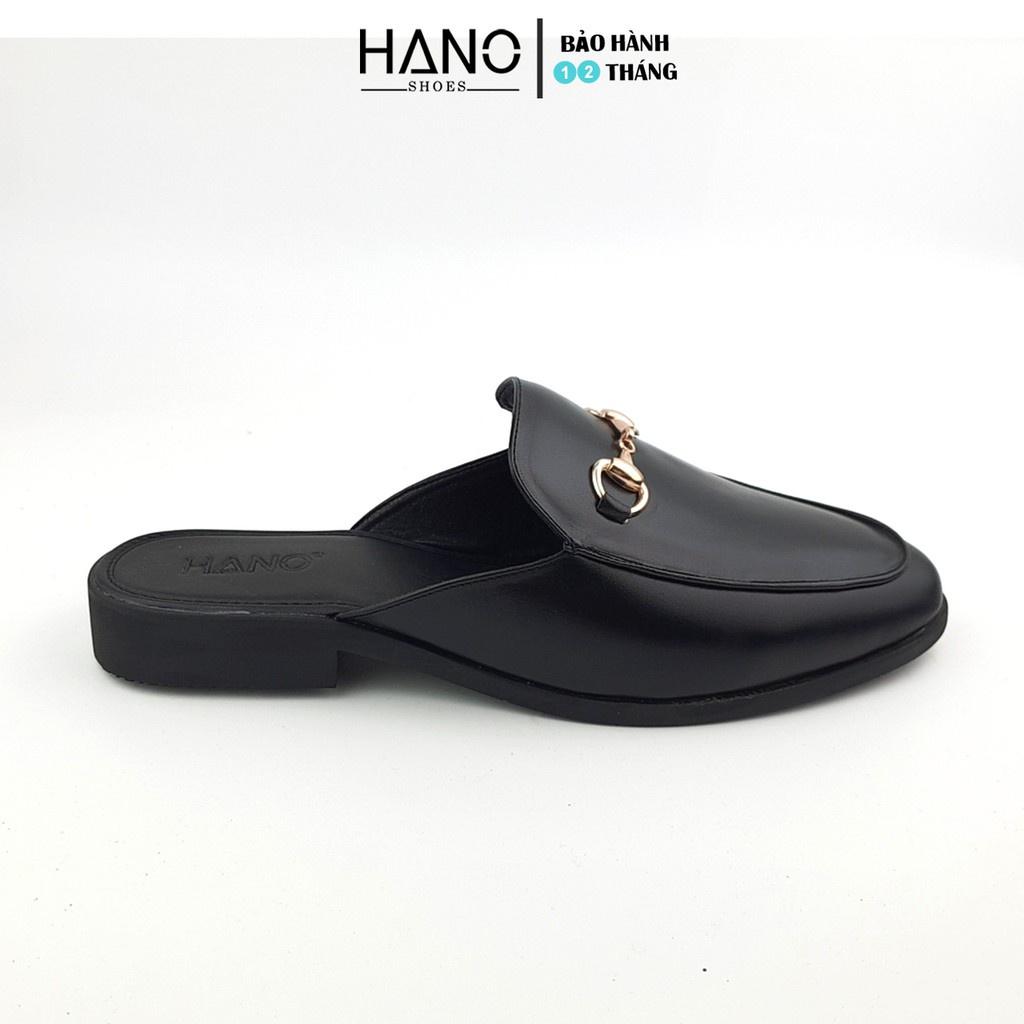 HANO - Giày Sục Nam Da Pu Khóa Thanh Lịch Trẻ Trung Chuẩn Xịn Êm chân S1182