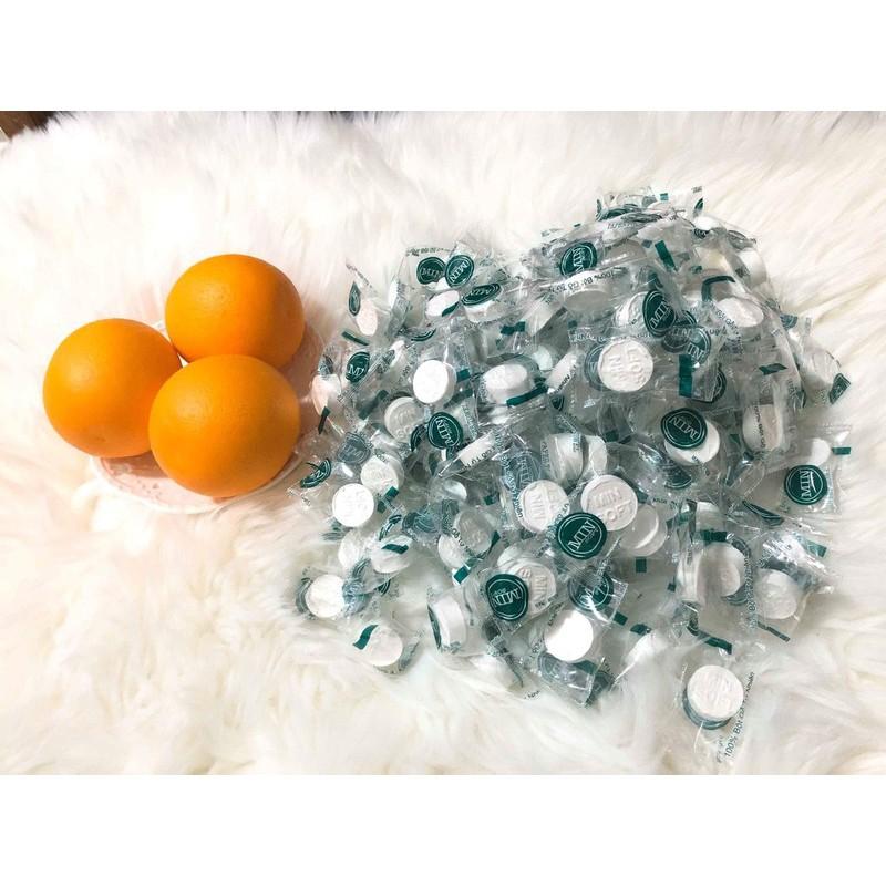 KHĂN GIẤY NÉN CAO CẤP DẠNG VIÊN KẸO RỜI MIN SOFT 1.000 VIÊN