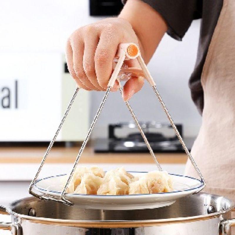 Bộ dụng cụ kẹp gắp thức ăn đồ nóng