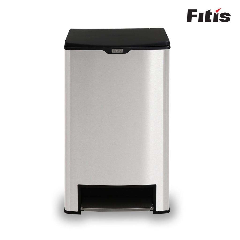 THÙNG RÁC FITIS MEGA ĐẠP - 40L - INOX SPL2-901