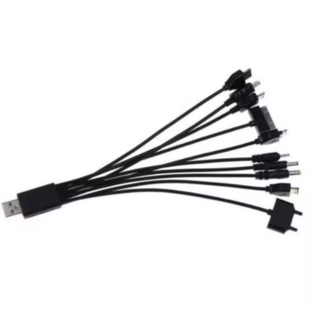 1 CÁI DÂY CÁP KẾT NỐI CHIA 10 ĐẦU KẾT NỐI ĐA CHỨC NĂNG THUẬN TIỆN CHO MỌI NHÀ
