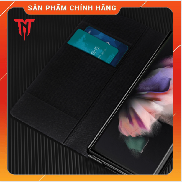 Bao Da Điện Thoại Nắp Gập Cho điện thoại Samsung Galaxy Z Fold 3 - Hàng nhập khẩu