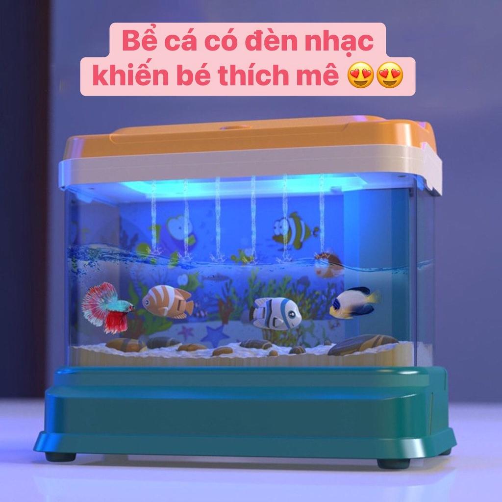 MỚI VÀ HOT NHẤT 2022 ĐỒ CHƠI CÂU CÁ, BỂ CÁ CẢNH SINH ĐỘNG MINI CÓ NHẠC, ÁNH SÁNG