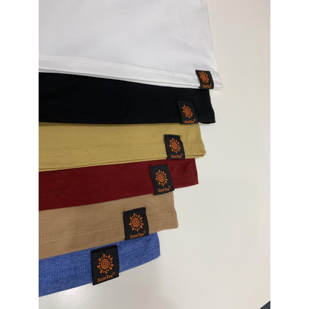 Áo phông Nam Nữ Unisex tay ngắn cổ tròn basic tee thun Cotton co giãn 4 chiều