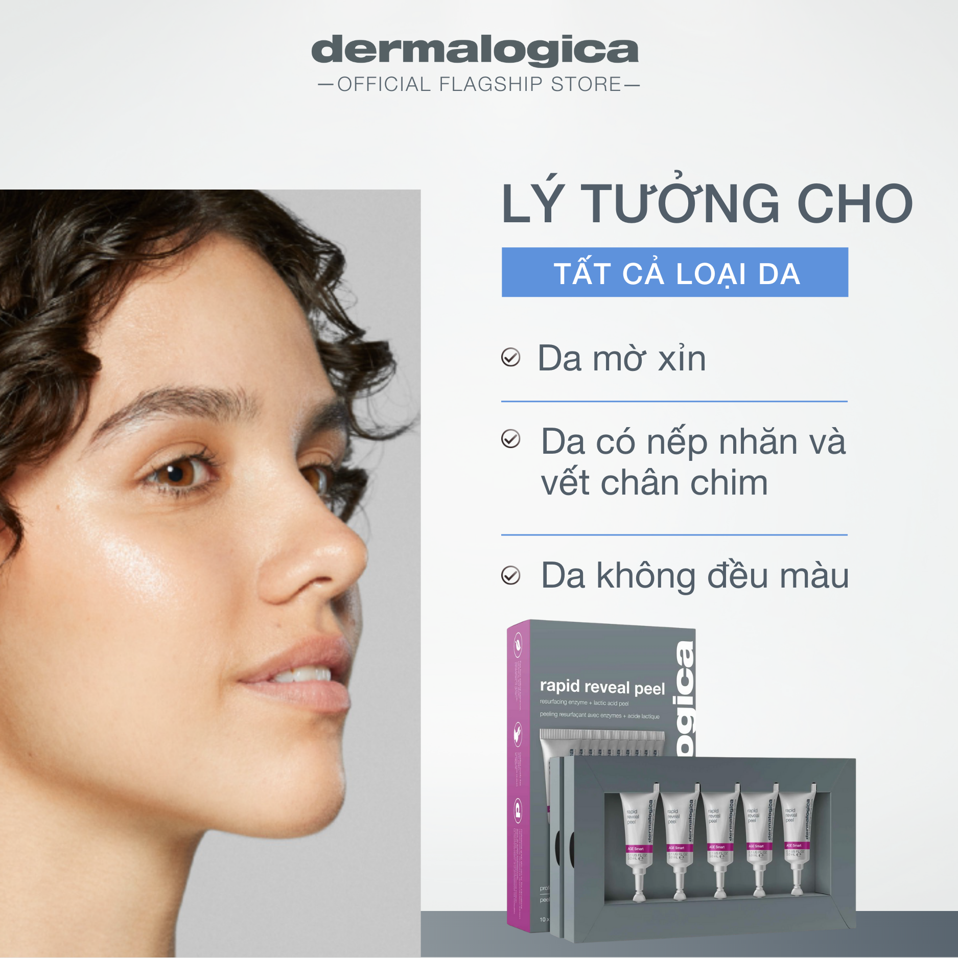 Tẩy da chết hoá học Dermalogica Rapid Reveal Peel 30ml làm mượt, làm sáng da