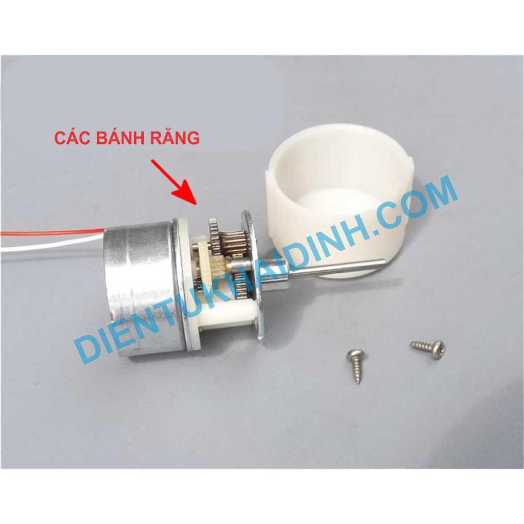 Đông cơ giảm tốc 300 5V500RPM, trục D 2mm dài 18mm kde3508