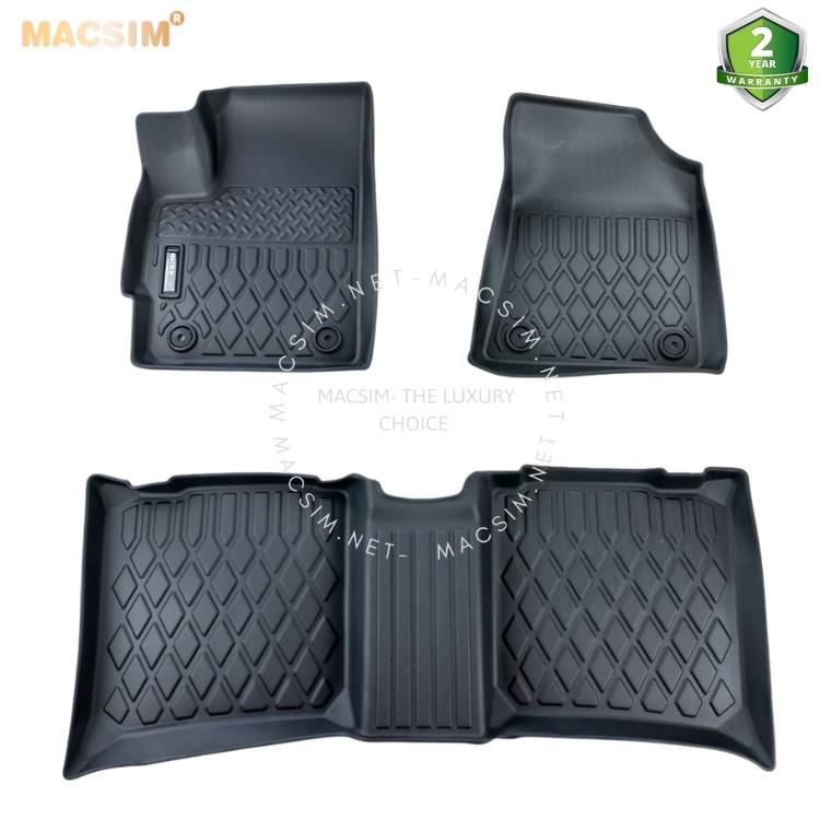 Thảm lót sàn xe ô tô VinFast VF e34 Nhãn hiệu Macsim chất liệu nhựa TPE cao cấp màu đen