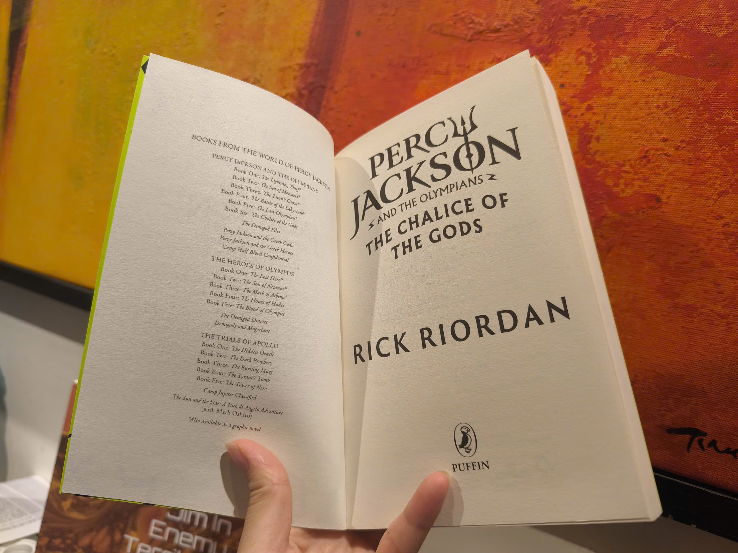 Sách - Percy Jackson and the Olympians: The Chalice of the Gods by Rick Riordan