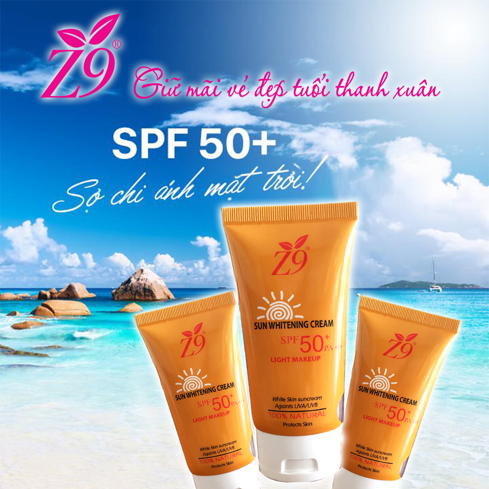 Kem chống nắng Z9 SPF 50PA+++ (60ml) Z24