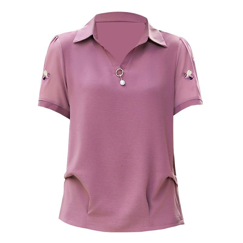 Áo Sơ Mi Ngắn Tay Trung Niên Đẹp SM19 - Hàng Quảng Châu Cao Cấp