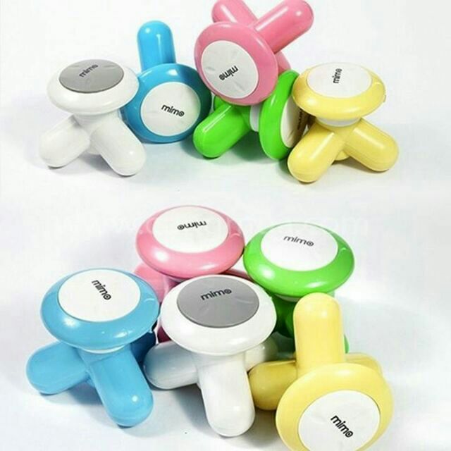Máy Massage Mini Sạc USB Cầm Tay Đa Chức Năng Chuyên Dùng Thư Giãn - Giảm Đau Nhức Vai, Đầu, Cổ, Gáy-Màu Trắng