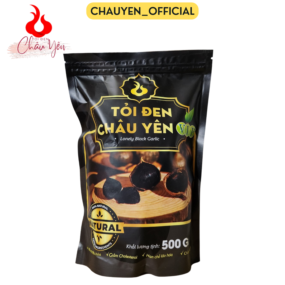 Tỏi đen cô đơn Châu Yên, Đặc sản Sơn La - 500g