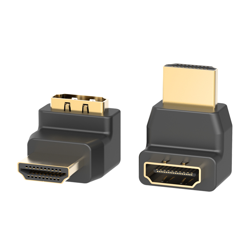 Đầu nối HDMI vuông góc 90 độ Vention 1 đực 1 cái - Hàng chính hãng