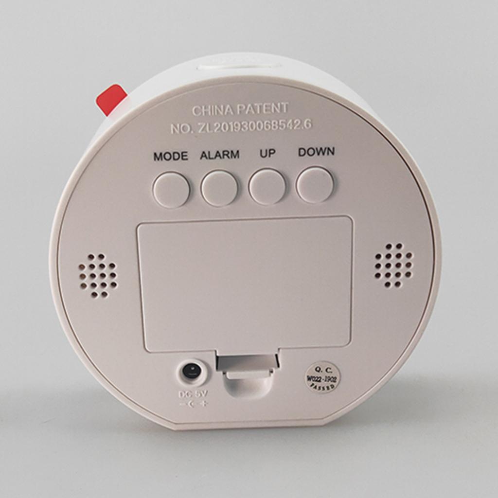 2x LED Alarm Clock Multi-function Easy To Read Electronic For Bedroom Office