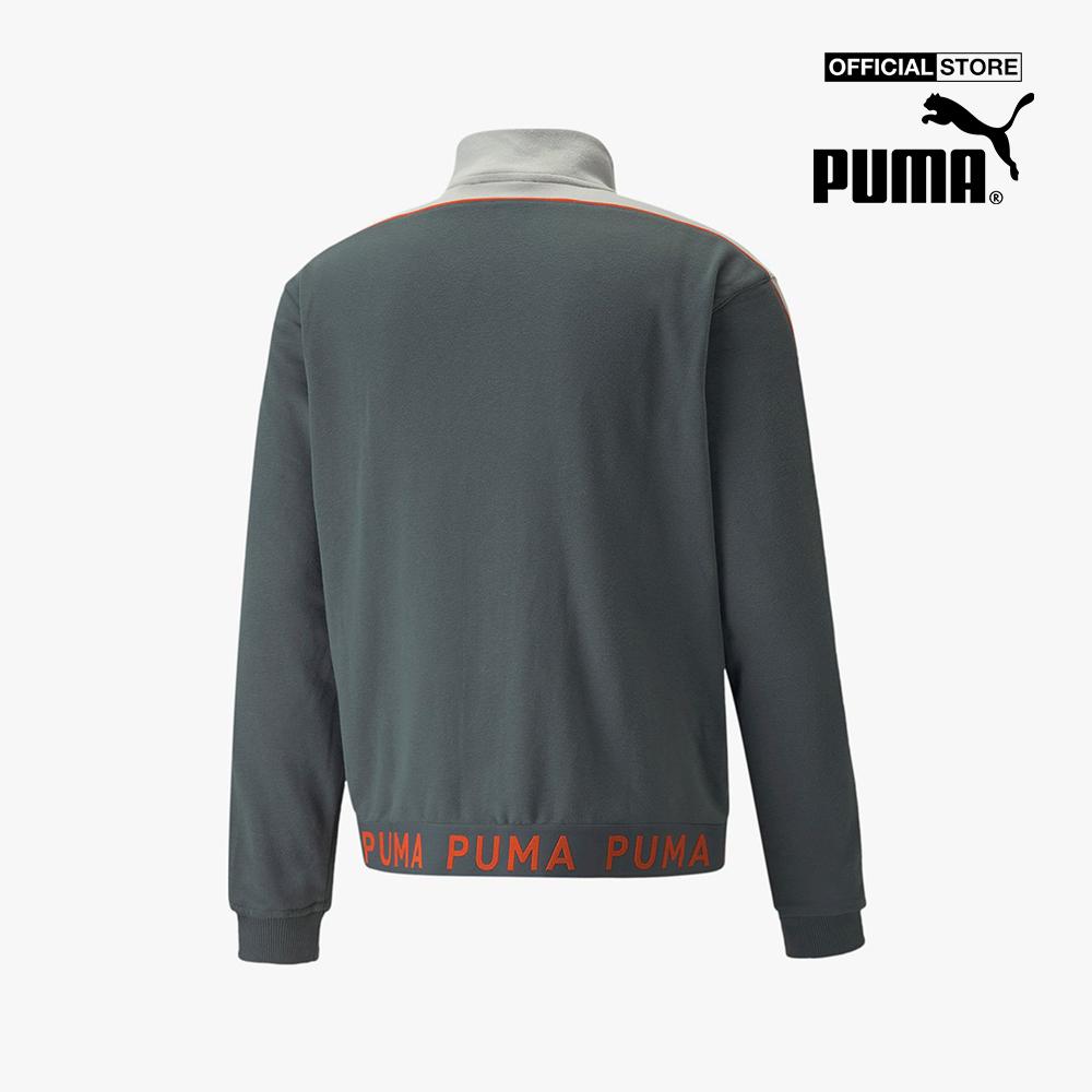 PUMA - Áo khoác thể thao nam cổ cao Full Zip Training 521544