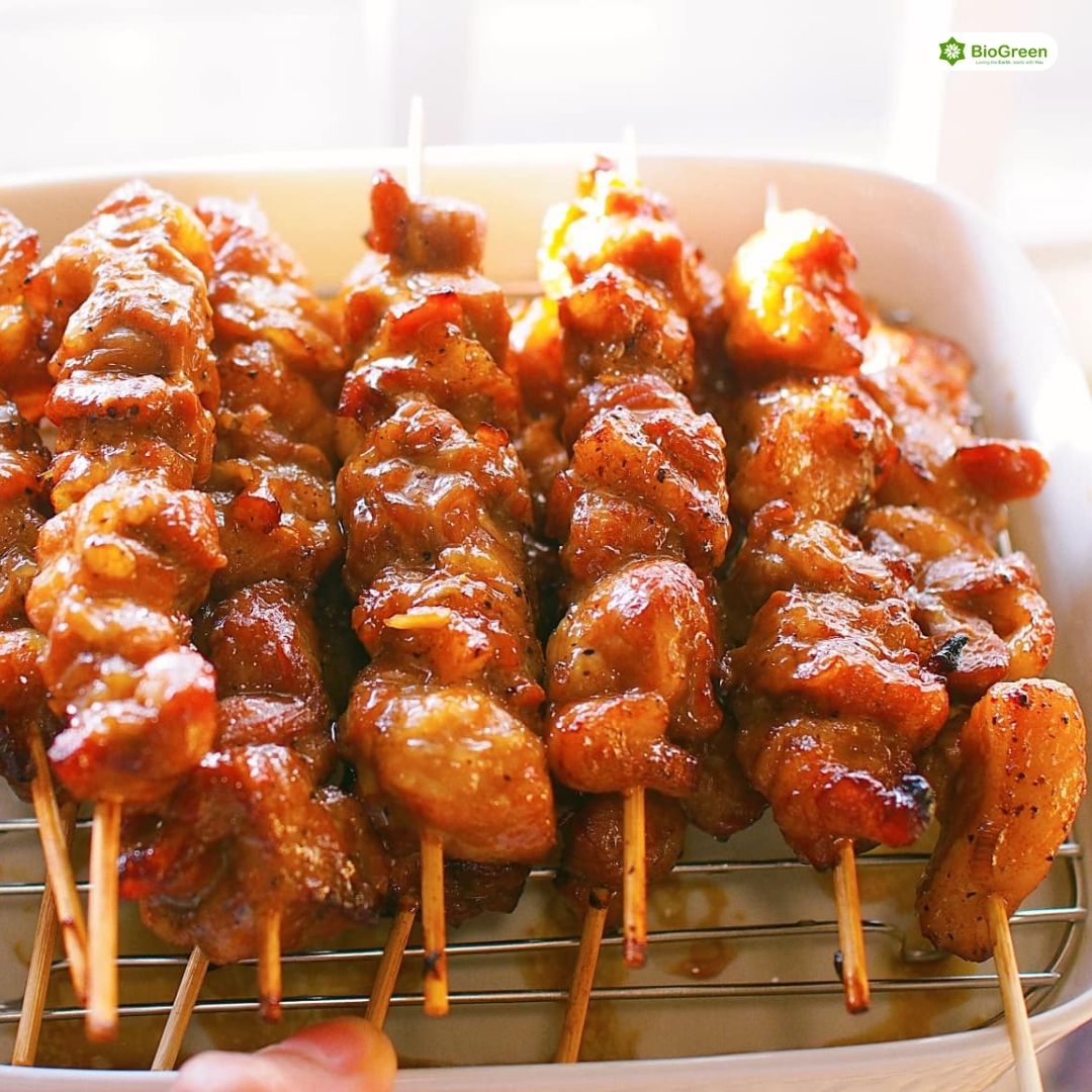 Túi 500gr Tăm Xiên thực phẩm, que tăm tre xiên thịt nướng, xúc xích, cá viên chiên, khoai tây lốc xoáy dài 20cm