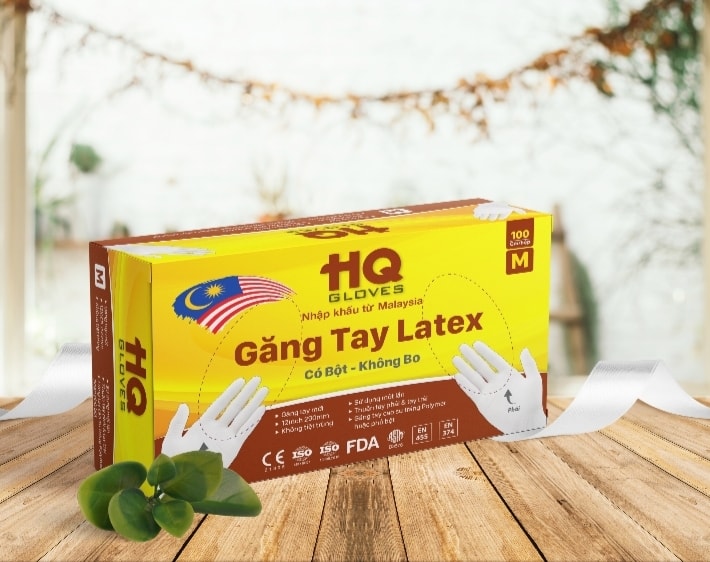 Găng Tay Y Tế HQ Gloves, Có Bột Không Bo, Hộp 100 Cái