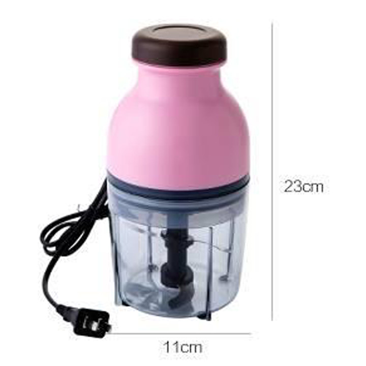 Máy xay sinh tố mini 2 lưỡi dao inox 1.2l -hồng