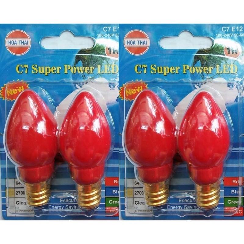 Bóng LED trái ớt nhỏ - cà na bàn thờ ông địa – Hoà Thái