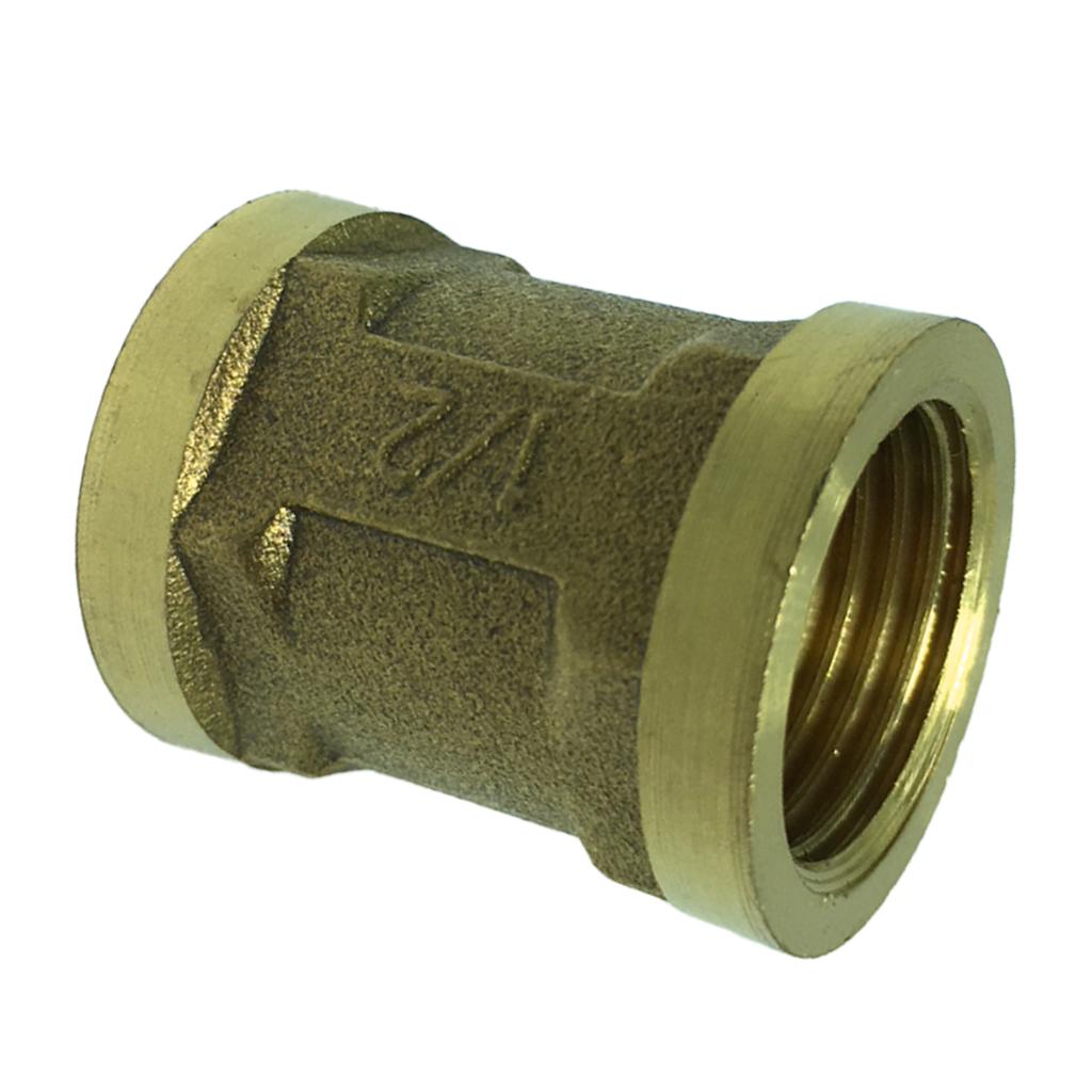 1 G1/2 Nữ x G1/2 Đồng hồ Nữ Ren Kết Nối Adapter Ống