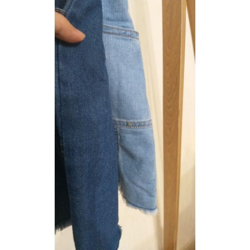 Chân váy jeans chữ A size đại cho bé, co dãn, có quần bên trong