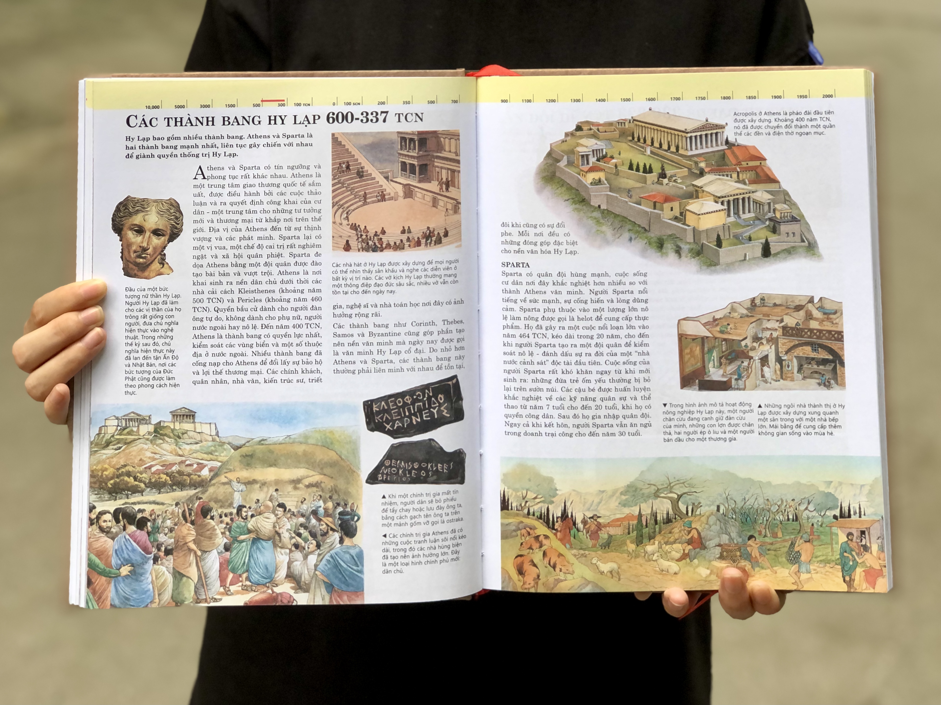 Combo sách Ai Cập cổ đại và Bách khoa toàn thư lịch sử tập 1 tập 2 ( 3 cuốn ) sách bách khoa toàn thư lịch sử, bìa cứng in màu - Hiệu sách Genbooks