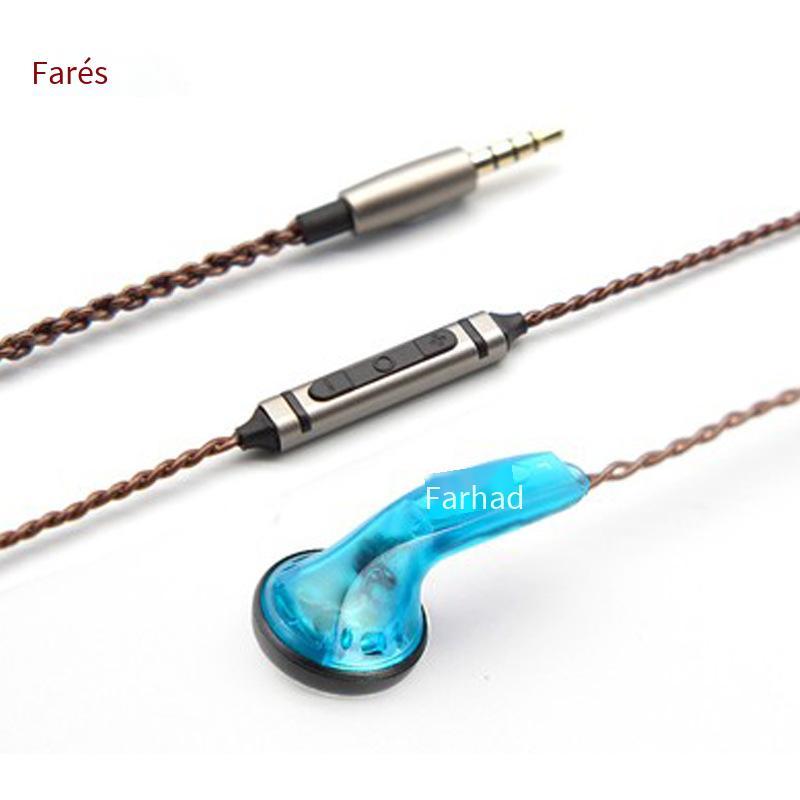 Phong cách mới nhất FAAEAL Zhensheng dòng điện thoại di động điều khiển tai nghe nút tai HIFI MX500 tai nghe đầu phẳng tai nghe loa siêu trầm có dây